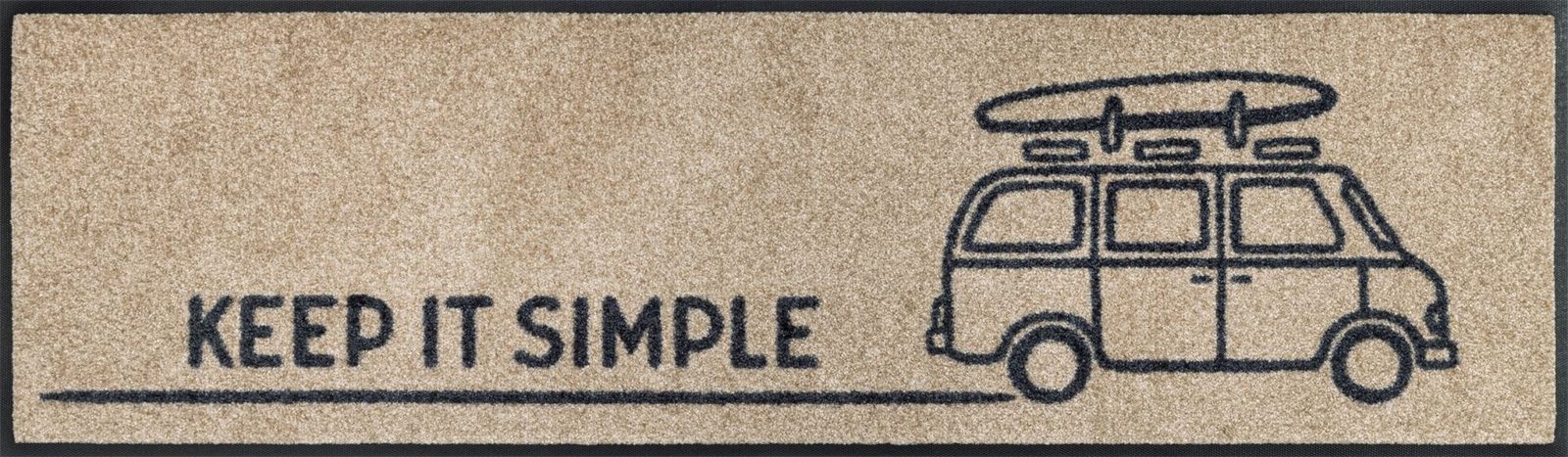 Kilimėlis batams KEEP IT SIMPLE beige 35/120 cm