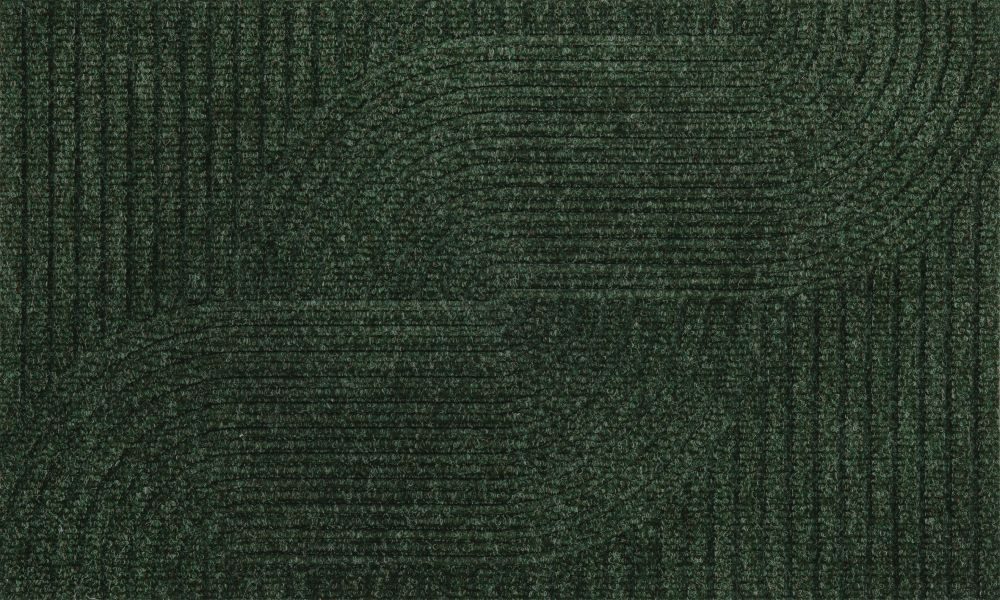 Durų kilimėlis Dune Loop Midnight Green 45/75 cm