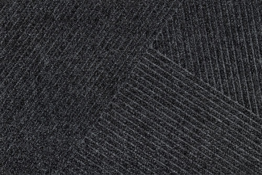 Durų kilimėlis Dune Stripes Dark Grey 60/90 cm