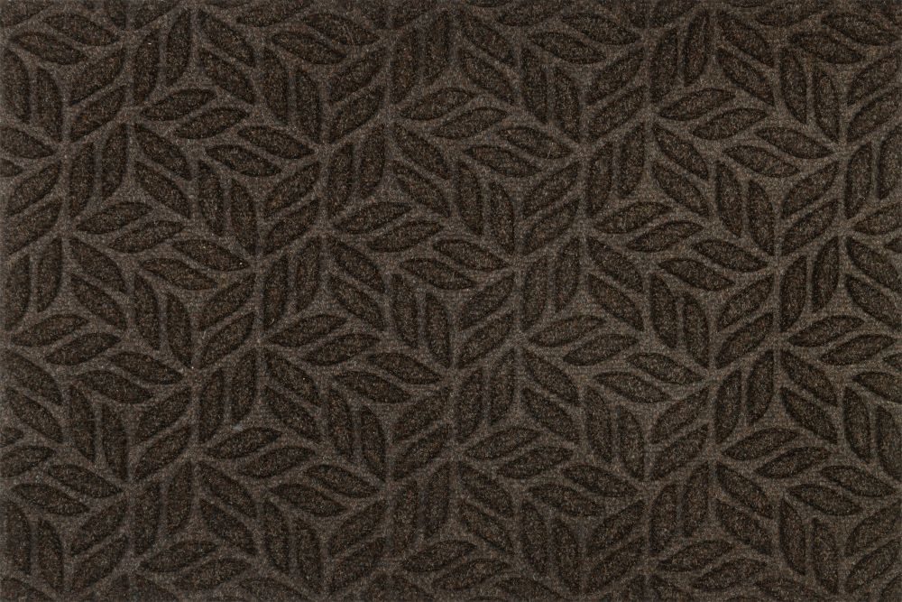 Durų kilimėlis Dune Leaves Dark Brown 60/90 cm