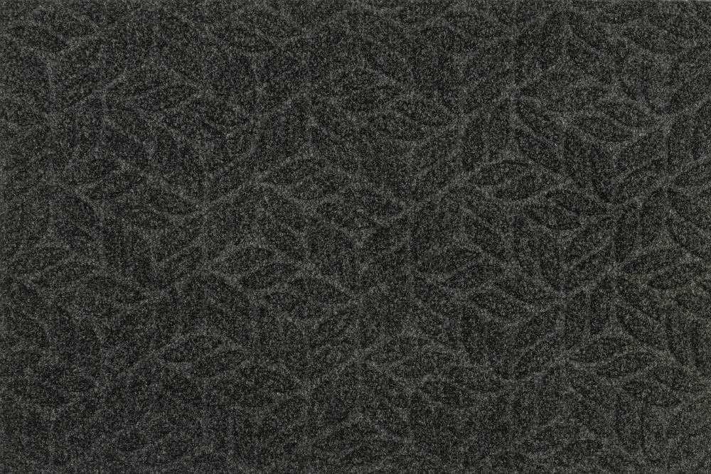 Durų kilimėlis Dune Leaves Dark Grey 60/90 cm
