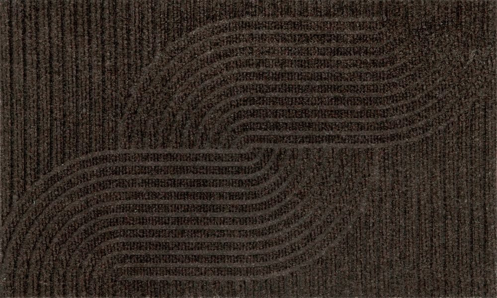 Durų kilimėlis Dune Loop Dark Brown 45/75 cm