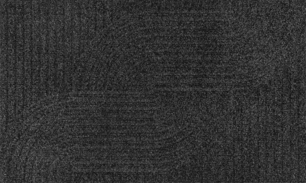 Durų kilimėlis Dune Loop Dark Grey 45/75 cm